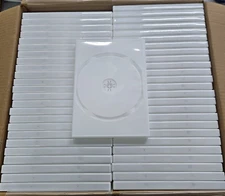 Lot Of 100 New Nintendo Wii DVD White Replacement Cases US Stock Ships Fast