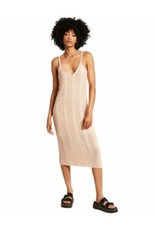 Volcom Crochet Rose Pink  All Day Dress Women's Small 4/6 NWT FAST SHIPPING!