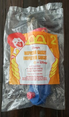 New Sealed 1999 McDonalds Inspector Gadget Happy Meal Toy Disney #2 Arm Grabber