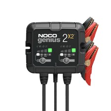 Smart Battery Charger 6V 12V 2 Bank 4A Maintainer Desulfator - NOCO GENIUS2X2