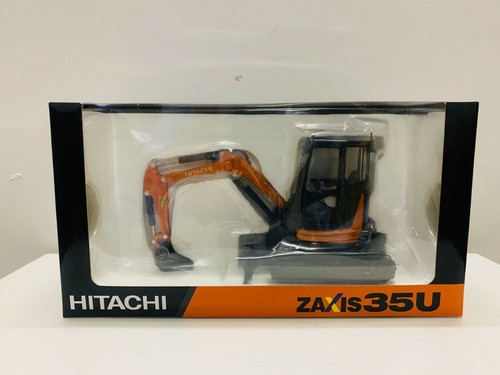 Hitachi Zaxis 35U Compact Mini Excavator 1/30 Die-Cast Model New in Original Box - Picture 2 of 7