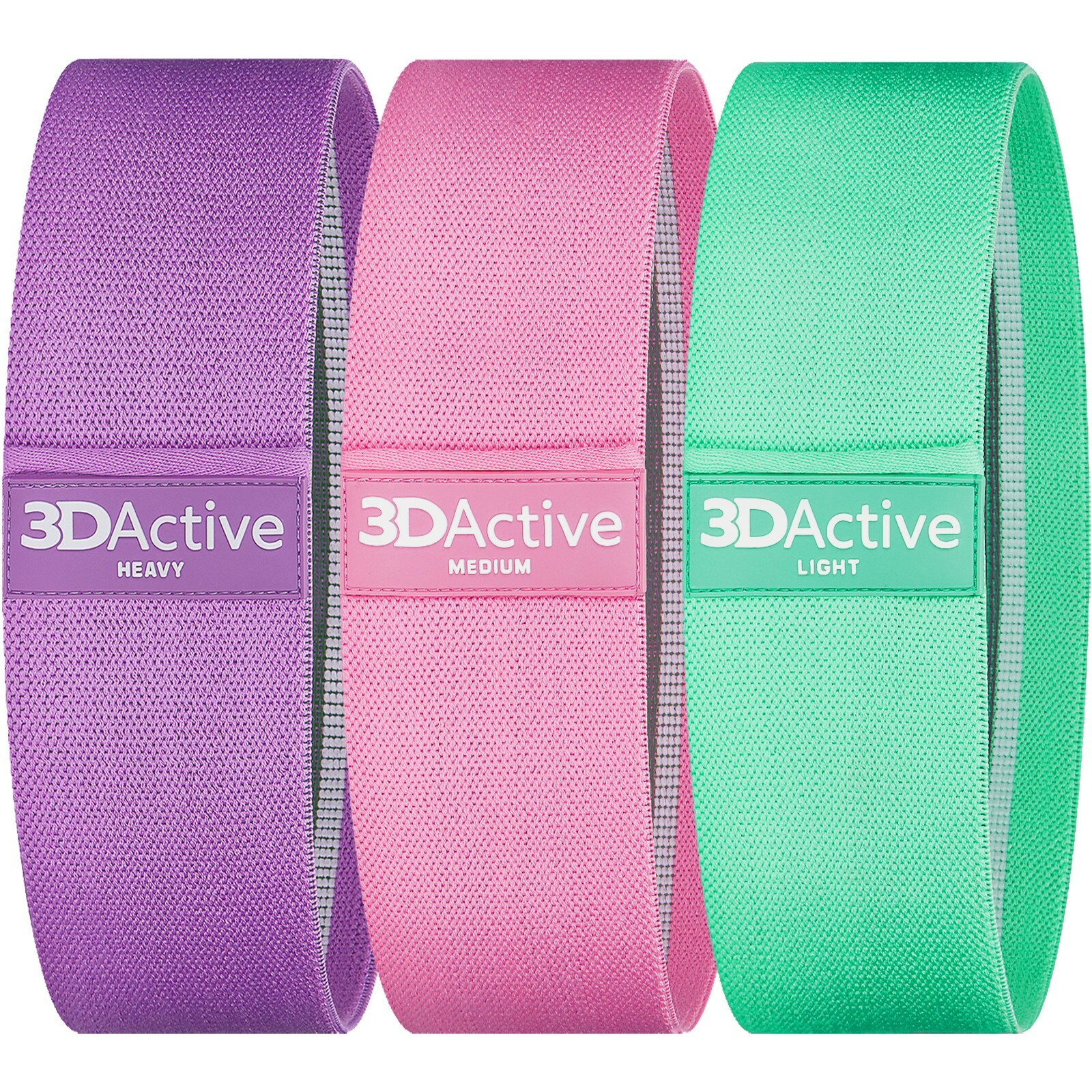Fabric Resistance Bands Set Non-Slip Glute Band