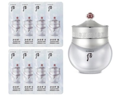 The history of Whoo Gongjinhyang Seol Radiant White Moisture Cream 1ml x 30pcs
