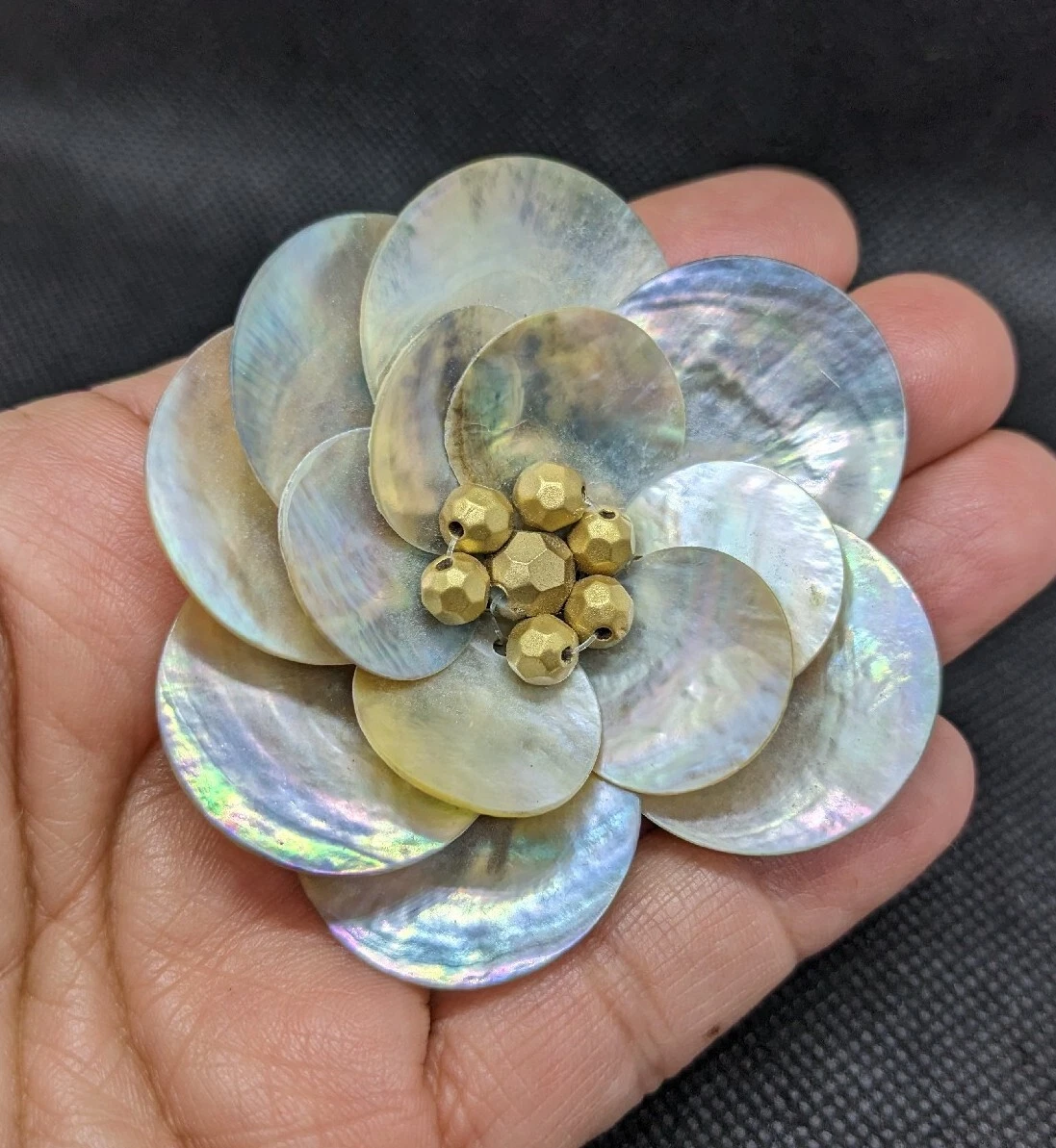 Mother of pearl brooch online