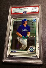 Jared Kelenic Rookie 2020 Bowman Chrome PSA Gem Mint 10 RC Prospects Mariners #1