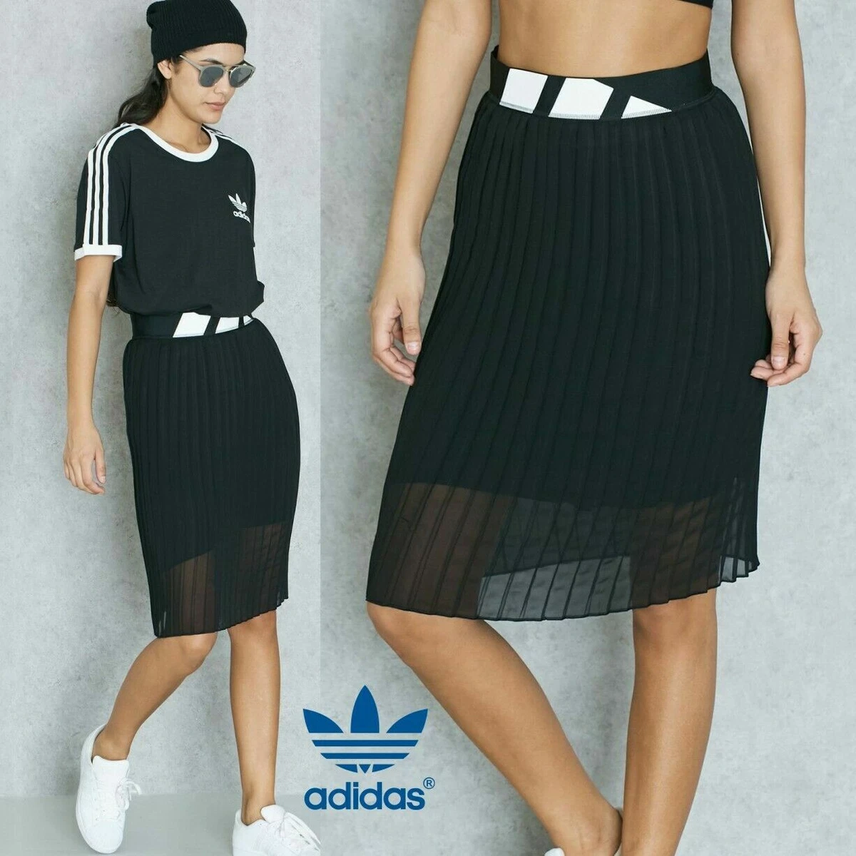Pleated top skirt adidas