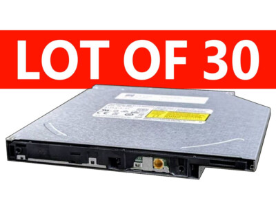 LOT 30 Lite-On DS-8ABSH-01 SATA Slim Internal CD DVD Burner Writer Player Drive 