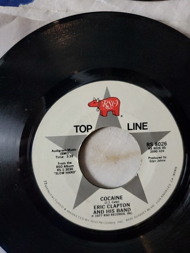 Lot Of 4 Late 70s Rock 7" Vinyl Singles Alice Cooper Styx Foghat Clapton Wow - Picture 5 of 6