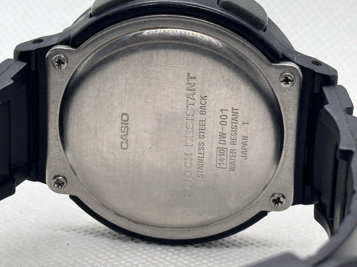 Vintage Casio G-Shock casio (1410) DW-001 Water Resist 200m Rare