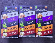 Taco Cat Goat Cheese Pizza Halloween Edition NEW SEALED Lot of 3 NEW!
