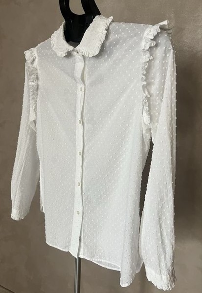 Women Barbour Blouse White 36(s)