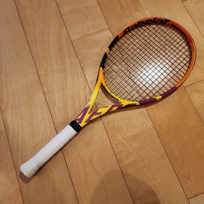 Babolat Pure Aero Rafa Tennis Racket Grip 2 Yellow Purple 300g
