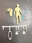 Original Vintage 1960s Marx Playset ocean sea fish scuba diver w/ all equipment!