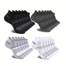 6 Pairs Sports Socks For Men Women Breathable Running Fitness Compression Soc