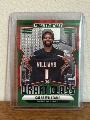 2024 Panini Rookies & Stars Draft Class Caleb Williams #DC-CWS Green 10/25 (RC)