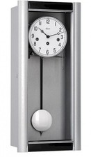 Hermle Gavin Comtemporary Wall Clock in Silve...