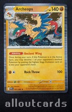 2025 Pokemon Whtie Flare Archeops Holo 051/086 NM/M