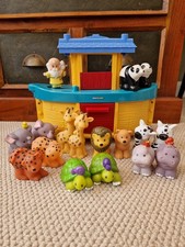 Fisher Price Little People Noah's Ark Vintage 2005 With Animals Complete