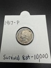 1917-P Mercury Dime Silver 10C Coin — photo 1