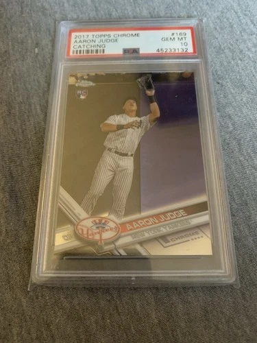 2017 Topps Chrome Aaron Judge PSA 10 #169