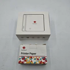 Phomemo M02 Series Thermal Printer Pocket Mini Label Maker White w/ Paper Rolls