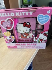 2009 Hello Kitty Dream Diary Kit: Diary, Pen, 94 Stickers, Stamp, Stamp Pad