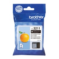 Brother Tintenpatrone LC-3211BK | Original Schwarz | 200 Seiten