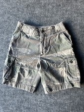 Abercrombie  Fitch Boys Cargo Camoflauge Camo Shorts Youth Size 12 Cotton