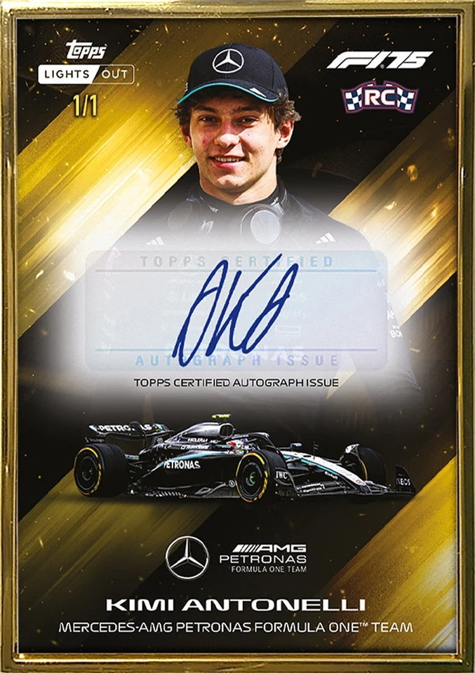Topps Lights Out Formula 1 F1 Exclusive Box 75esimo Anniversario Preorder - Image 3 of 4