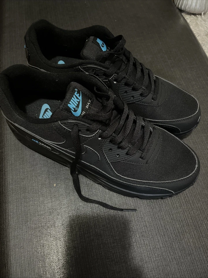 "Zapato deportivo Nike Air Max 90 para hombre azul" Foto 2 de 4