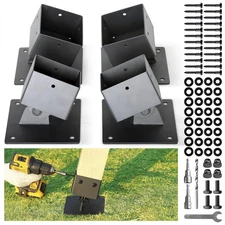 201 Stainless Steel Swing Anchor Leveling Kit Swing Set Leveling Base Bracket