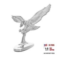 Eagle Hood Ornament 3d Metal Car Hood Ornament For Front Fit - Universal Fit Eagle Hood Ornament 3d Metal Car Hood Ornament For Front Fit - Universal Fit