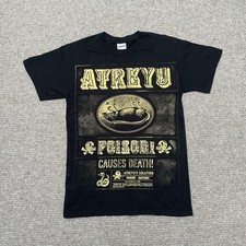 Y2K Gildan Heavy Cotton Atreyu Rat Poison Black Graphic T-Shirt