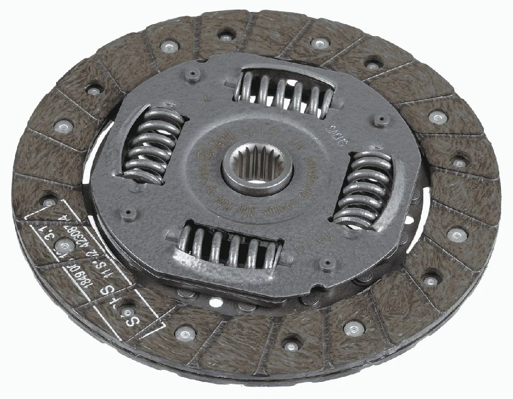 Disque d'embrayage Sachs 1878 001 816 en acier trempé pour transmission OE 1032122