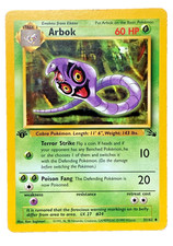 POKÉMON  - ARBOK - 31/62  - 1ST Edition - 60 HP - Fossil series.