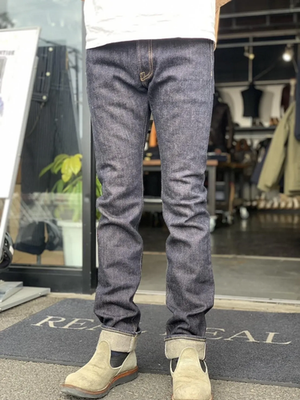IRON HEART 555-SST 21oz Selvedge Stretch Super Slim Straight Made