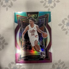 2024-25 Panini Select - 7/49 Jaylon Tyson #77 Green White Purple Prizm (RC)