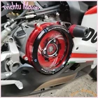 Clear Clutch Cover Engine Protector For Ducati Panigale 1199 R 1199S V2 1299 959