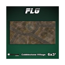 Frontline Gaming FLG Mats 6' x 3' 6' x 3' - Cobblestone Village New