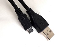 Charging Cable USB-A to micro-USB choice from various lengths (0.3m-1.8m) black