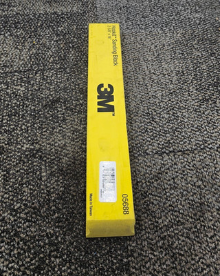 3M 05688 Hookit  Sanding Block 2-5/8 inch x 16 inch Hook & Loop Yellow