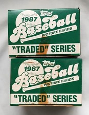 1987 Topps Baseball Traded Series 2 Complete Sets - 132 Cards Each Box