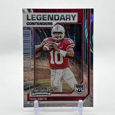 2025 Panini NIL Ohio State - SILVER SWIRL Legendary #48 Troy Smith /199