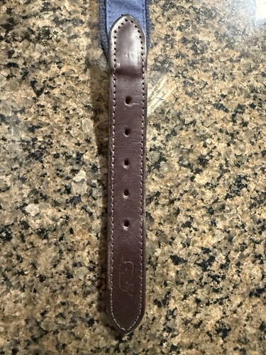 Vineyard Vines Club Belt Boy's Size 24 Navy Blue American Flag USA Canvas Silk - Picture 4 of 4