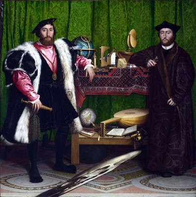 HOLBEIN, Hans der Jüngere - Die Botschafter A1-A4 Poster Kunst Gemälde Meister Finne