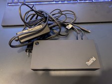Lenovo 40A9 DK1633 ThinkPad USB-C Docking Station W/ 45W AC Adapter Tested