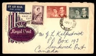 Mayfairstamps Australia FDC King and Queen Visit Combo First Day Cover aaz_11287