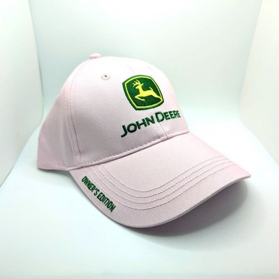 Women's John Deere Pink Snap-back Adjustable Hat Cap Girl Farm Owners Edition