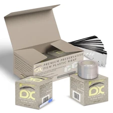 BROWSXPERT Preservative Film Plastic Wrap – 2 Rolls 42mm x 200m + 6 Eyebrow Rule