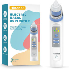 Electric Nasal Aspirator for Baby, Nose Aspirator for Toddlers, Rechargeable Bab